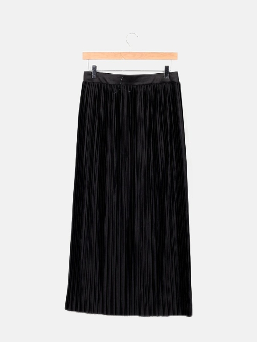Navy Pleated Midi Skirt - Classic Women's Skirt